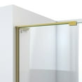 thumbnail image 2 of DreamLine Mirage-X 56-60 in. W x 72 in. H Frameless Sliding Shower Door in Brushed Gold, 2 of 5
