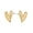 Gold Love, variant on Small Cute Heart Stud Earrings for Women Silver Gold-Toned Sweet Love Hearted Studs Earring Cartilage Tragus Post Piercing Chic Valentine Holiday Jewelry for Wife Mother