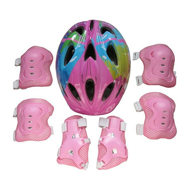 Casco Y Rodilleras Para Ninos Codera Munequera Deporte Equipo De Proteccion Kit ANGGREK Otros