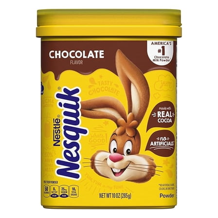 1x Nesquik Chocolate Powder Drink Mix 10 oz