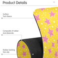 thumbnail image 4 of Yayeee Faucet Mat for Kitchen Sink 30" Diatomite Long Splash Guard Pad, Big Pink Stars Pattern, 4 of 7