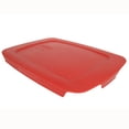 thumbnail image 2 of Pyrex C-213-PC Red Plastic Rectangle Easy Grab Replacement Lid (2-Pack), 2 of 2