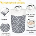 thumbnail image 4 of Clearance Storage 82L Laundry Basket, ZKCCNUK Large Laundry Hamper With Long Reinforced Handles, Collapsible Freestanding Clothes Hamper, Basket for Bedroom Bathroom Storage Containers for Home GY, 4 of 8
