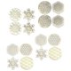 thumbnail image 2 of 16Pcs/Set Metal Energy Decor Sticker Flower of Life Children's Day Gifts 7 Chakra Copper Energy Tower Orgonite Stickers, 2 of 5