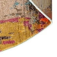 thumbnail image 4 of Rugs.com Vivid Collection Rug – 7 Ft Round Multi Medium-Pile Rug Perfect For Kitchens, Dining Rooms, 4 of 4