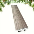 thumbnail image 2 of Self Adhesive Flat Floor Transition Strip, Laminate Floor Strip, 1Pcs Carpet Transition Strip, Floor Threshold Divider Strips, Elegant Wood Grain Floor Strip, Gray, 2 of 2