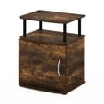 thumbnail image 2 of Furinno JAYA Utility Design End Table, Amber Pine/Black, 2 of 7