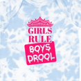 thumbnail image 4 of Inktastic Girls Rule, Boys Drool Girls Baby Bodysuit, 4 of 5