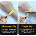 thumbnail image 4 of 100 Pcs Cloth Event Wristband, Disposable Wristbands for Events, Colored Wristbands Events,for Lightweight Concert,Club Entrance Wrist Strap Party Wristband Event(Color : Gold), 4 of 14
