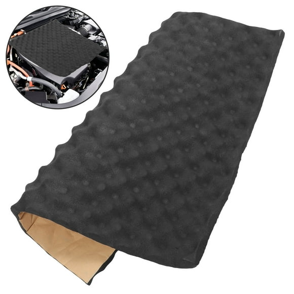 HEALEEP Car Sound Deadening Material for Car Black Rubber and Plastic Foam Cotton 1Pcs