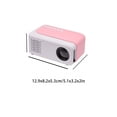 thumbnail image 4 of Besus Mini Projector J19 Mate, Manual Keystone Correction Portable 360P With 2.4G WIFI,Support 1080P Full HD Portable Projector Movie Projector Compat, 4 of 4