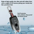 thumbnail image 5 of Compatible with BMW Key Fob Cover 1'F20/2'F22/3'F30/4'F32/5'F10/6'F11/7'F01/X3 F25/X4 F26/M3 M4 M5 M6, Metal Key Fob Cover Sporty Red Silicone Rubber for BMW Accessrories, 5 of 8