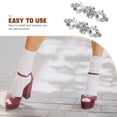thumbnail image 4 of Miangastore 2 Pcs Pinces à Chaussures de Mariée Strass Brillants Décorations de Chaussures pour Femmes Pinces à Chaussures Décoratives Boucles de Chaussures pour Femmes et Mariée, 4 of 8