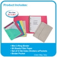 thumbnail image 3 of C-Line Mini Size Binder Starter Kit, Assorted, 3 of 5
