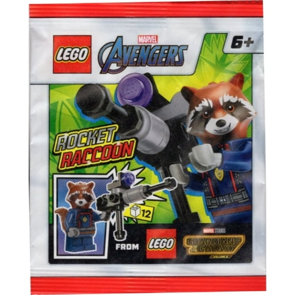 LEGO Marvel Superheroes: Rocket Raccoon Minifigure with Blaster