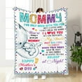 thumbnail image 2 of Heartfelt Birthday Blanket For Expression From Son To Mom Keepsake Throw, 2 of 5