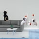 thumbnail image 2 of Figura de escritorio,Estatua de gato,linda estantería,escritorio,decoración del hogar,Figura decorativa creativa para la oficina y el hogar.,Esculturas de elefantes,Estatuas de, 2 of 8