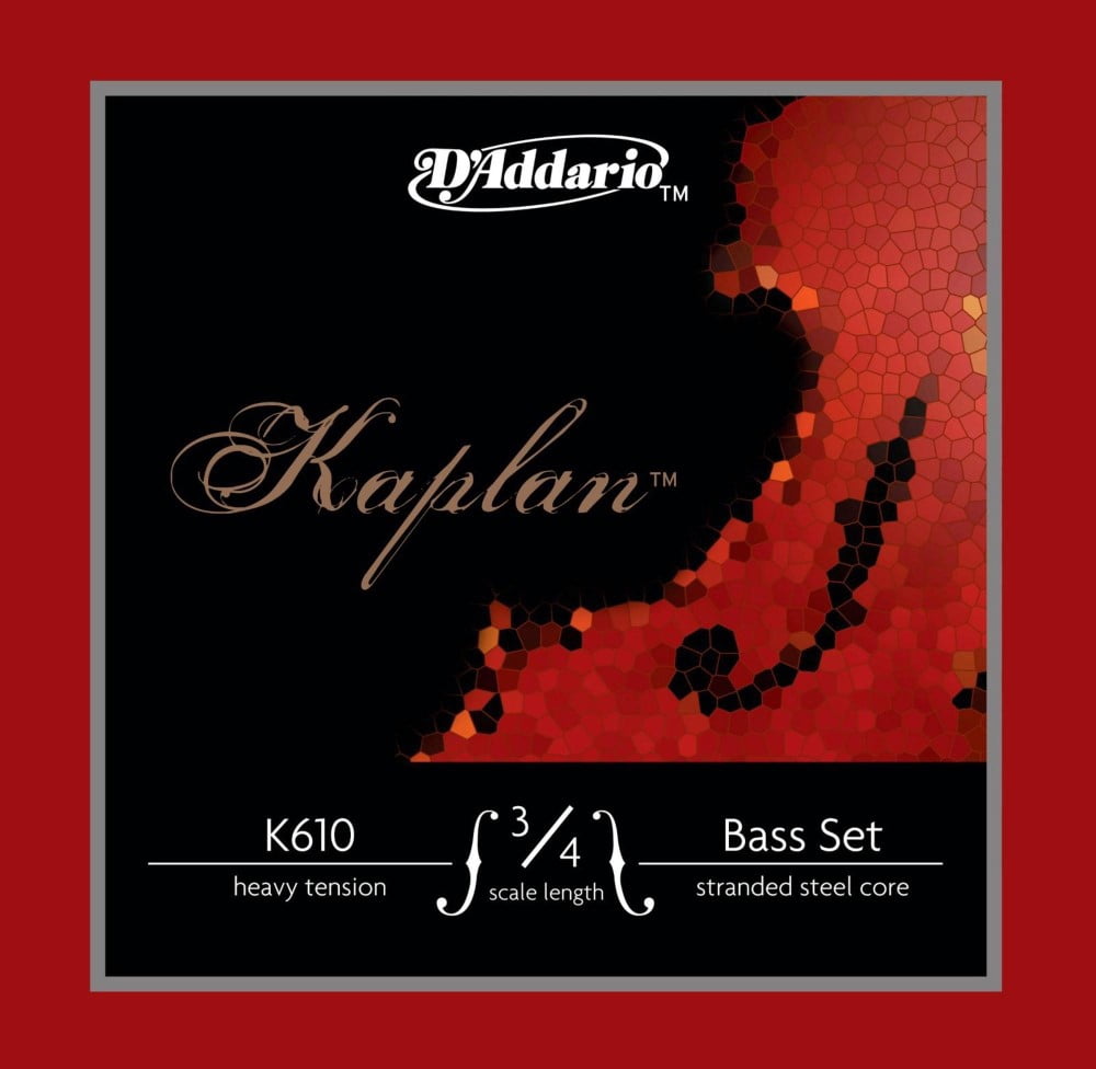 D'Addario Kaplan Series Double Bass String Set 3/4 Size Heavy