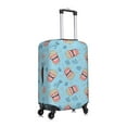 thumbnail image 3 of Daiia I Am A Fan Popcorn Luggage Cover, Thickened Washable Travel Luggage Covers, Elastic Unique Baggage Covers for 18-20 inch Luggage-Small, 3 of 9