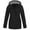 Black, variant on Pntutb Plus Size Outwear Rain Jacket for Women Clearance, Womens Solid Rain Jacket Outdoor Plus Size Waterproof Hooded Raincoat Windproof