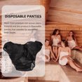 thumbnail image 3 of FENGGUIQU Culottes Jetables pour Spa Sanitaire 10 Pcs Noires pour Femmes, 3 of 8
