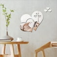 thumbnail image 1 of Calcomanías de pared acrílicas, decoración de pared con espejo acrílico, calcomanías de pared con espejo, calcomanías de pared con espejo, fiel a su promesa, 1 of 1