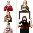 thumbnail image 2 of Big Dot of Happiness Lumberjack - Channel the Flannel - Buffalo Plaid Party Selfie Photo Booth Picture Frame and Props - Printed on Sturdy Material, 2 of 7