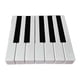 thumbnail image 1 of Juego de tapas de teclas de repuesto de ABS blanco para reparación de teclados de piano 52 cm, 1 of 9