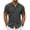Dark Grey, variant on COOFANDY Mens Short Sleeve Shirts Button Down Tops Beach Spread Collar Summer Blouses