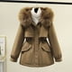 thumbnail image 3 of Ropa de invierno suelta con forro polar y relleno de algodón grueso, abrigo de mujer, abrigo de trabajo, moda, 3 of 6