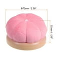 thumbnail image 2 of Uxcell Wooden Base Needle Pincushions Japanese Style Pin Cushions, Pink 2 Pack, 2 of 5