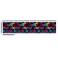 thumbnail image 2 of Ambesonne Geometric Fabric by the Yard Upholstery, 3D Cube Stripes Style, 2 Yards, Multicolor, 2 of 4
