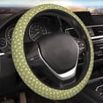 thumbnail image 3 of Lsque Daisies Flowers Ultra Soft Car Steering Wheel Cover for Women, Standard 15 inch Size for Truck Van SUV Auto, 3 of 8