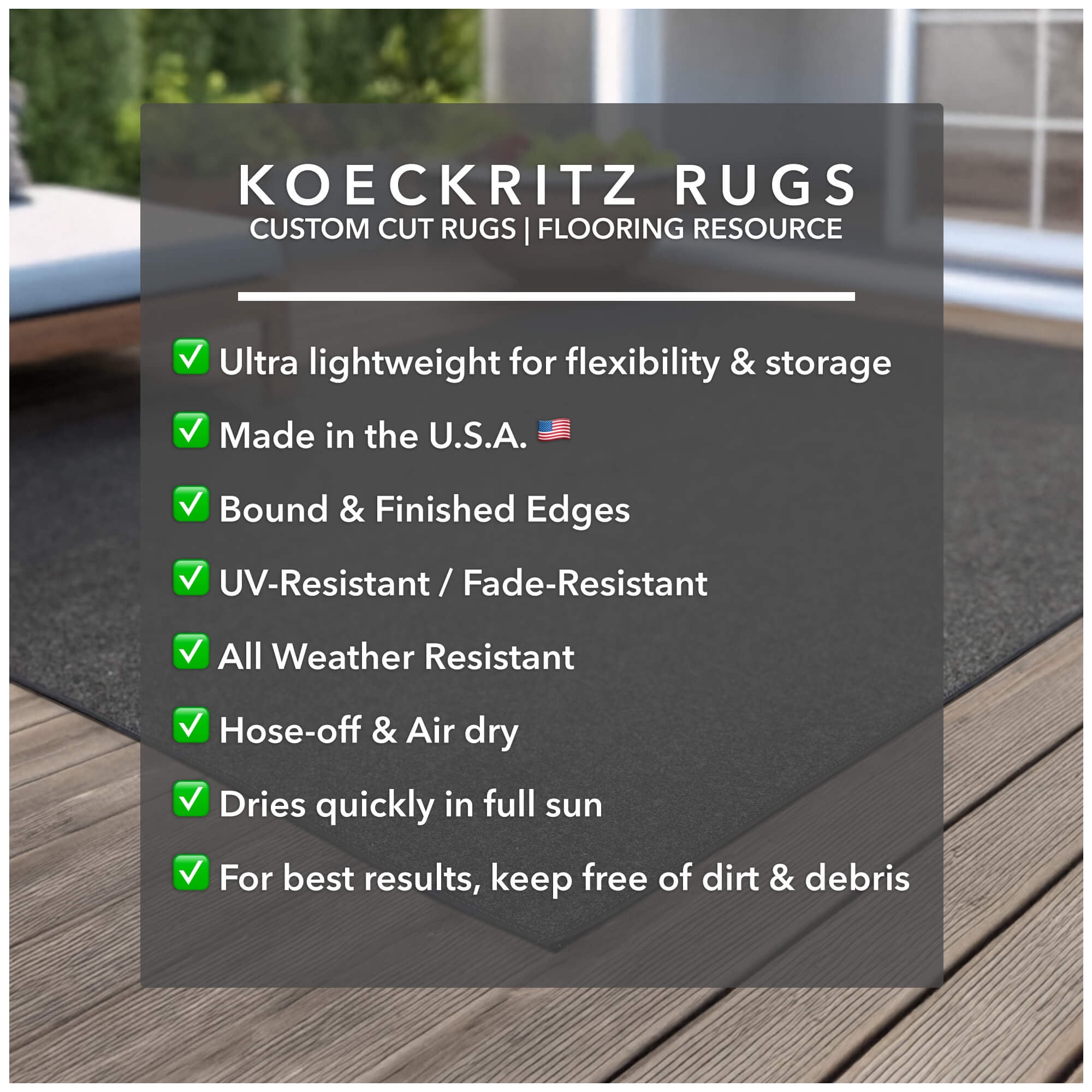 Koeckritz Rugs Economical 2'x5' Black Ice Area Rug, Soft & Durable for Indoors/Outdoors