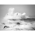 thumbnail image 2 of Cano, Marina 24x19 White Modern Wood Framed Museum Art Print Titled - Storm in Cantabria, 2 of 4