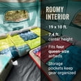 thumbnail image 6 of Coleman Skylodge™ 12-Person Camping Tent With Screen Room, Evergreen, 6 of 6