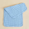 thumbnail image 4 of GXWEA Baby Stuff Girl Burp Cloths Muslin Burp Cloths 100% Cotton Muslin Cloths Large 20''X10'' Extra Soft And Absorbent 6 Pack Baby Burping Cloth For Boys And Girls Blue, 4 of 5