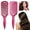 Rose Red, variant on Hair Brush, Professional Curved Vented Brush for Faster Blow Drying for Women, Men, Paddle Detangling Brush for Wet Dry Curly Thick Straight Hair(1 pcs set)