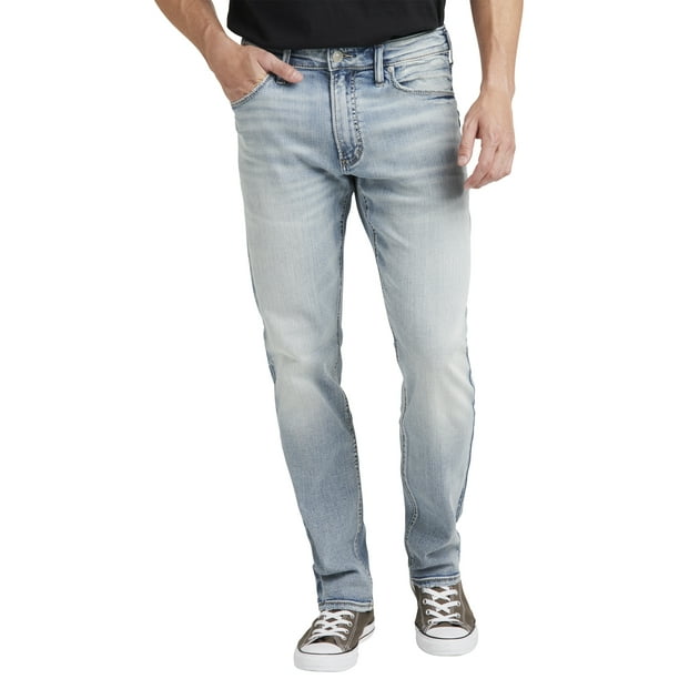 Silver Jeans Co. Men's Eddie Relaxed Fit Tapered Leg Jeans Big & Tall