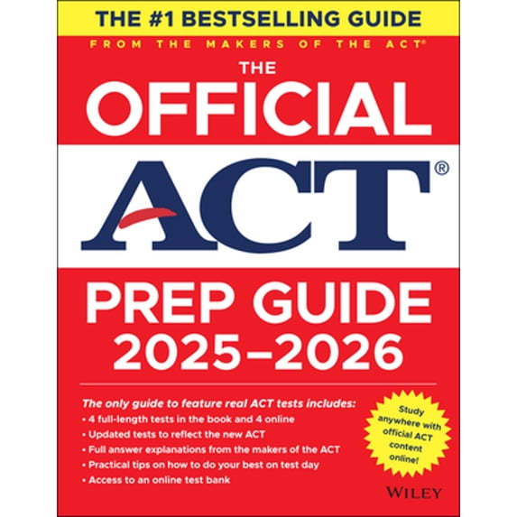 Pre-Owned The Official ACT Prep Guide 2025 - 2026: Book + Online Course ...
