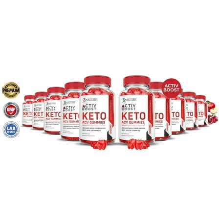 (10 Pack) Activ Keto Boost Keto ACV Gummies 1000MG Dietary Supplement 600 Gummys