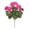 Hot Pink, variant on Chaungfeng Artificial 14" Hot Pink Geranium Bush. This Geranium Bush is Made from Plastic, it Features Realistic Blossoms and Green Foliage. Recommended for Indoor Use