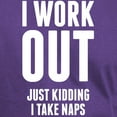 thumbnail image 3 of CafePress - I Work Out Just Kidding I Take Naps T Shirt - Men's Classic Graphic Cotton T-Shirt, 3 of 4
