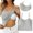 Grey, variant on SNKSDGM Female Spaghetti Strap Tank Top with Built in Bra Plus Size Spaghetti Strap Tank Top Cropped Shelf Bra Camisoles Adjustable Spaghetti Strap Tank Tops Basic Layer One Size