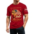 thumbnail image 5 of LWavelet USA 4th of July T-Shirts for Men American Flag Short Sleeve Patriotic Independence Day Tee Top, 5 of 6