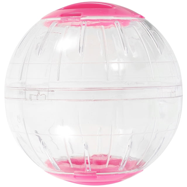 MasteelfCA Transparent Pet Hamster Exercise Ball Mini Trot Plastic Toys (Pink)