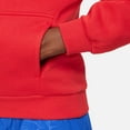 thumbnail image 2 of Nike Kids' Sportswear Club Fleece Pullover Hoodie, University Red/White, 2 of 2