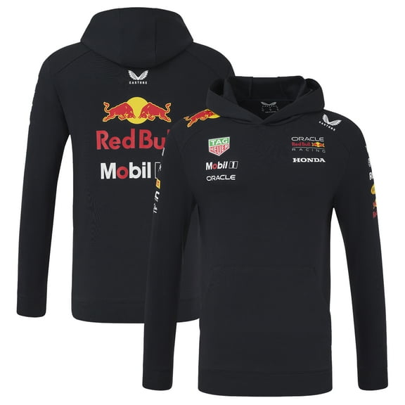 Unisex Red Bull Racing Navy Red Bull Racing Replica Pullover Hoodie