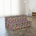 thumbnail image 4 of Colorful Foldable Mattress, Floral Vivid Daisies, 78.7" x 47.2", Multicolor, by Ambesonne, 4 of 6