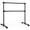 Black, variant on Gymax 4FT Portable Double Freestanding Ballet Barre Dancing Stretching Black